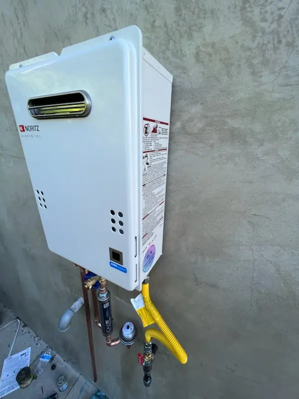 Tankless water heater installation for Campus Heights homes
